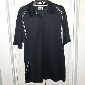 Hogan Black and White Polo Golf Shirt